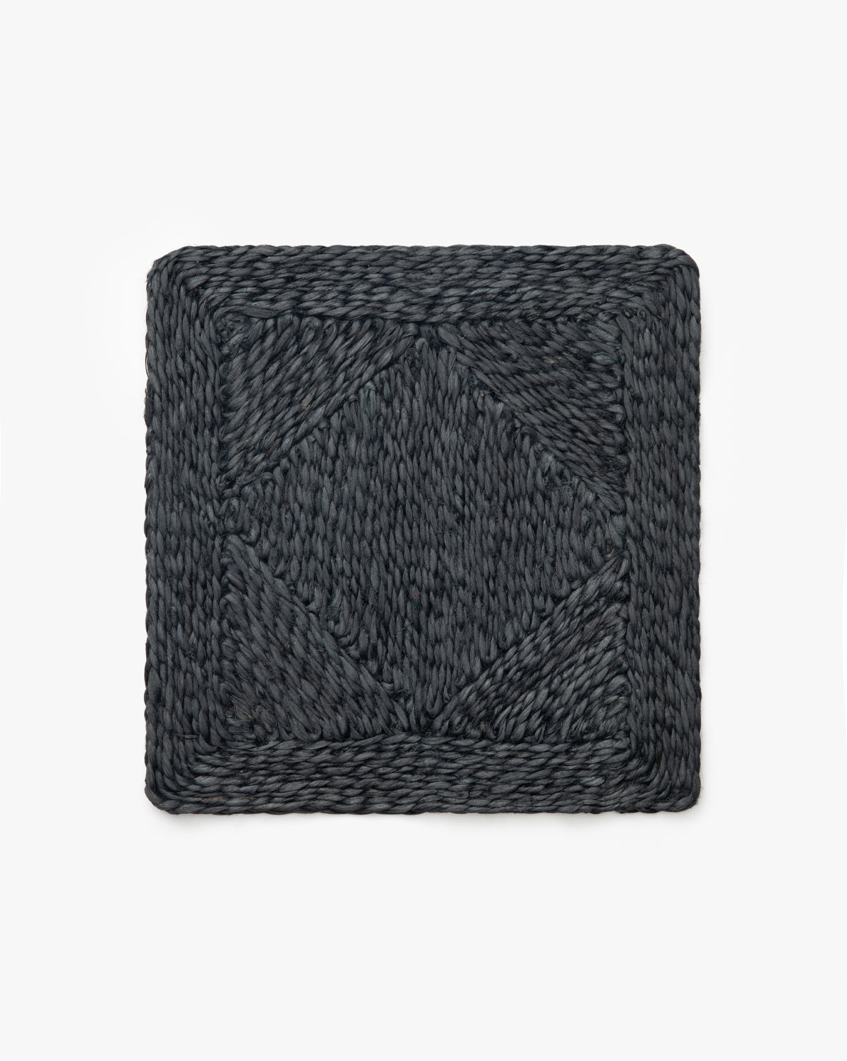 Diamond Braided Jute Rug Swatch
