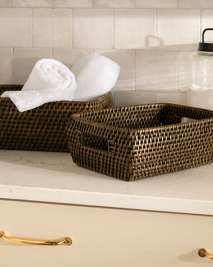 Tatum Woven Laundry Basket