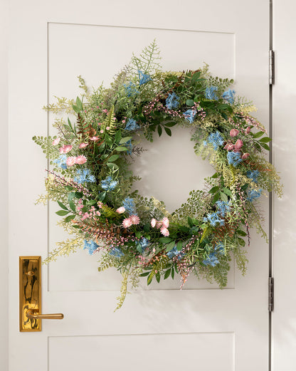 Faux Herbiflora Wreath