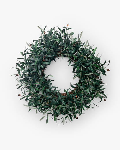 Faux Olive Berry Wreath