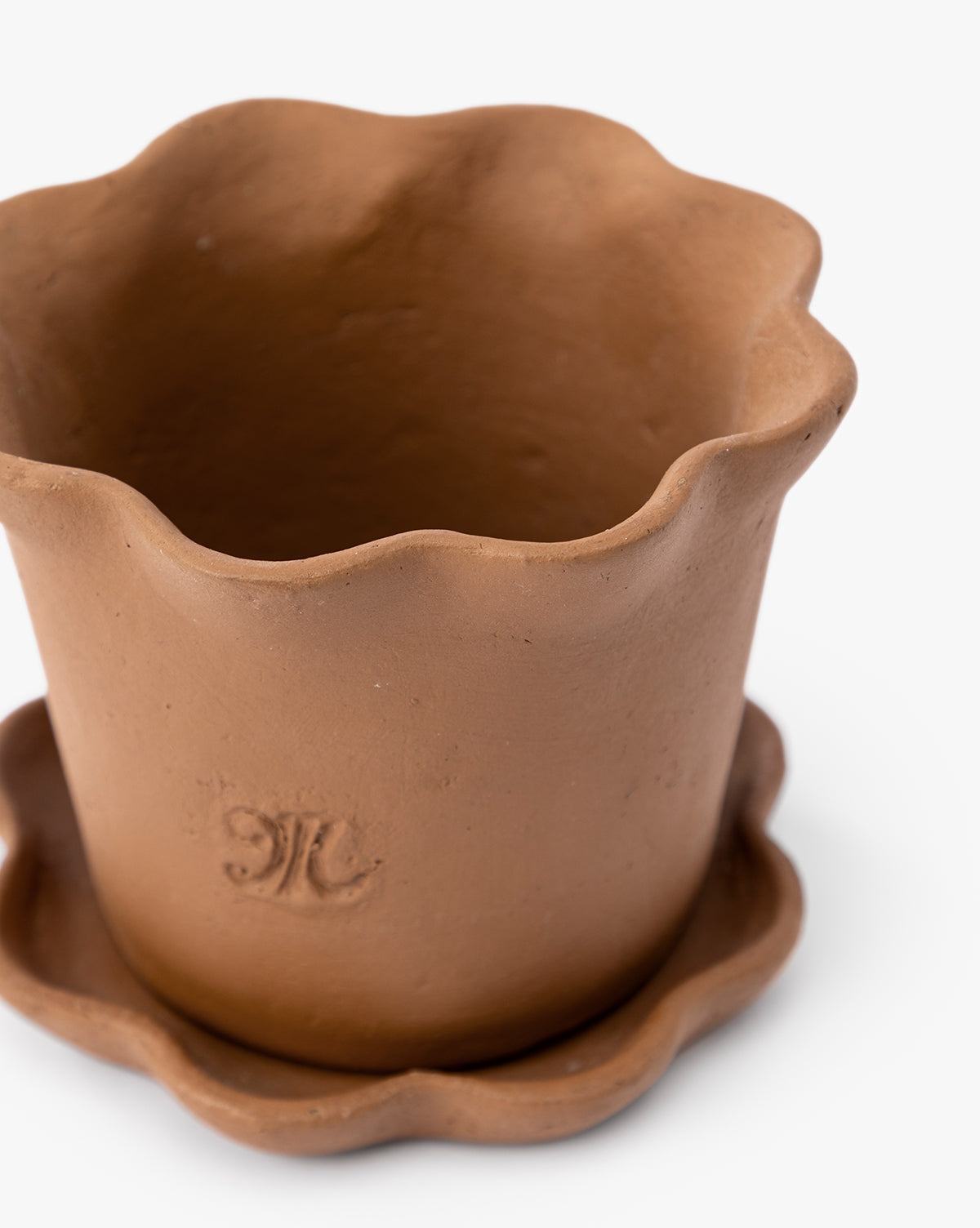 McGee & Co. Terracotta Ripple Planter