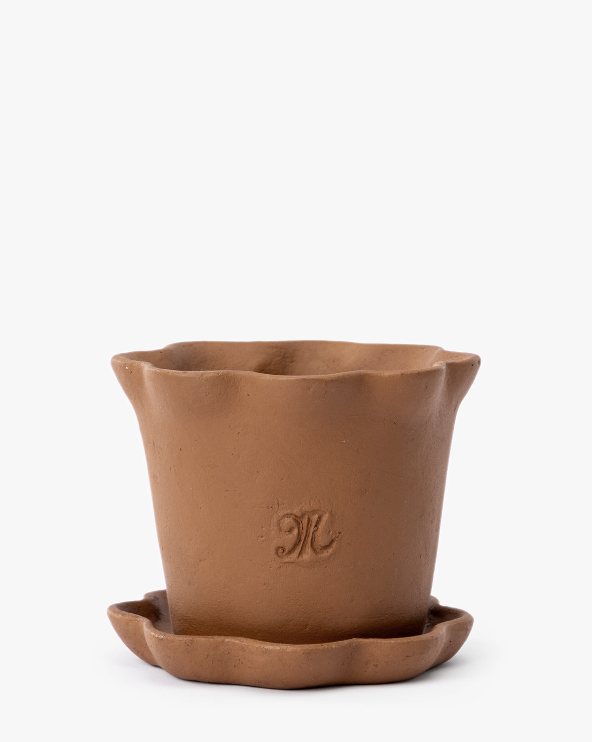 McGee & Co. Terracotta Ripple Planter