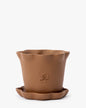 McGee & Co. Terracotta Ripple Planter