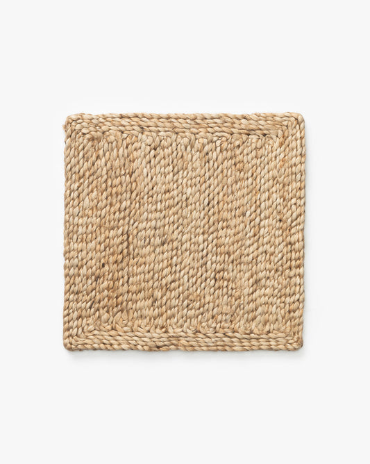 Pieced Handwoven Jute Rug Swatch