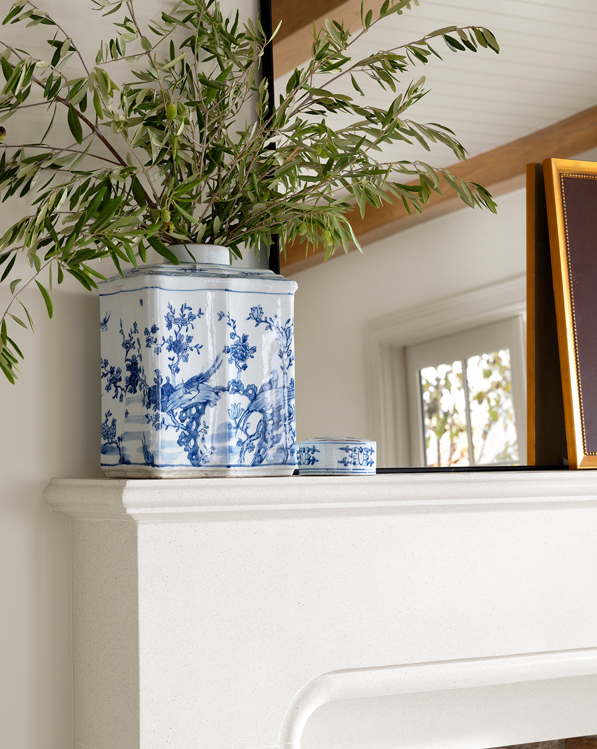 Hand Painted Ginger Jar