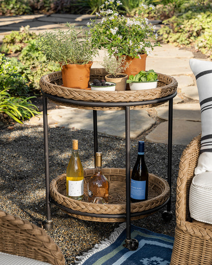 McGee & Co. Terracotta Ripple Planter